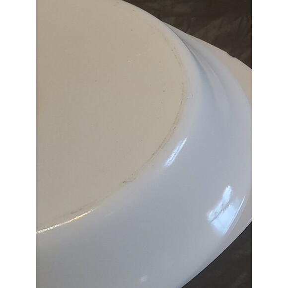 Glassbake Divided Milk Glass 1.5QT Casserole Baking Dish J-239 Vintage - Picture 13 of 14